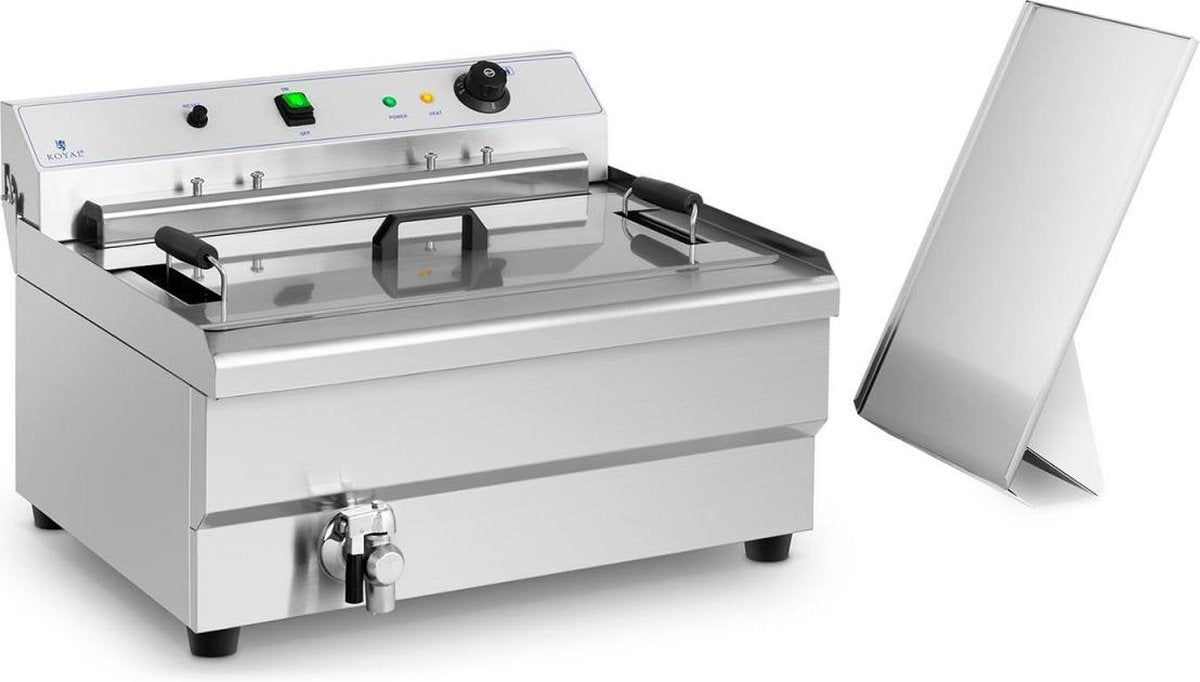 Royal Catering Friteuse - 30 Liter - 9.000 W - koude zone