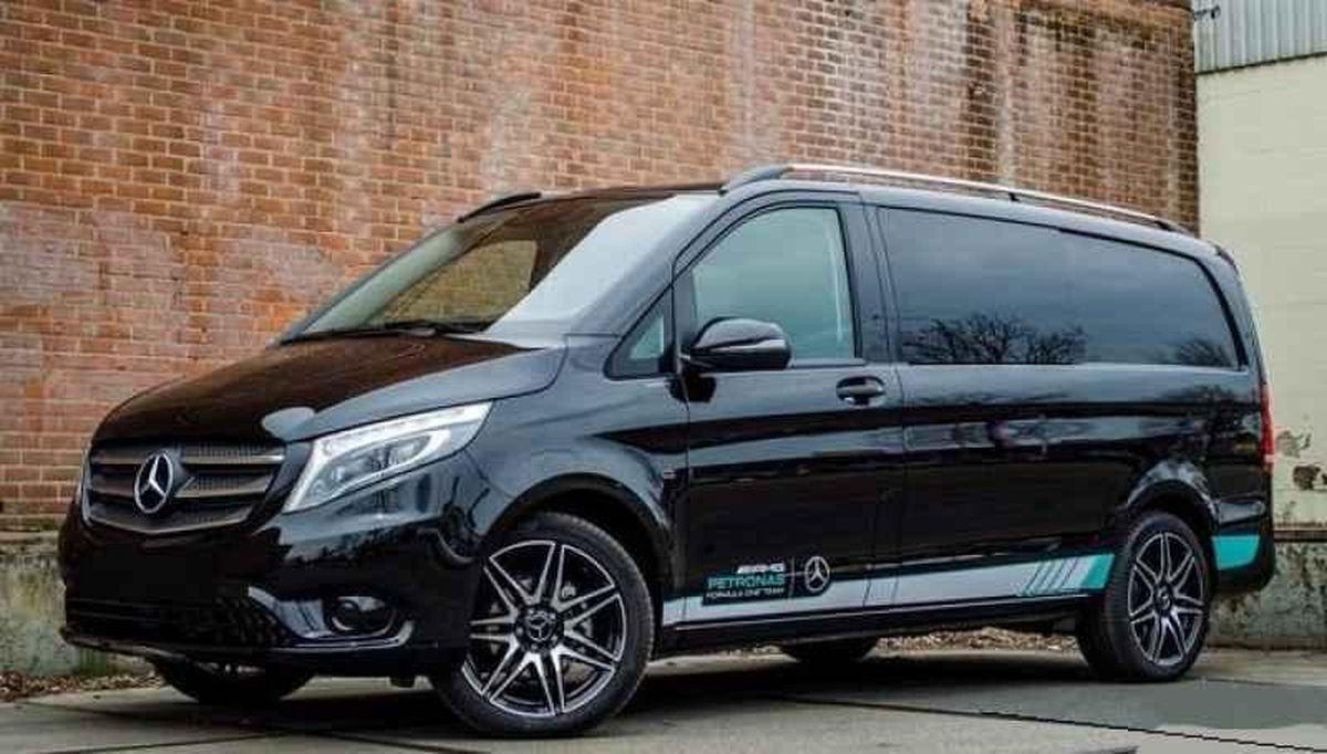 Roofrails Aluminium & Zwart | Mercedes Vito 2003+ 2014+ | L1 Short Aluminium
