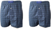 Embrator 2-stuks mannen Boxershort geweven katoen blauw 3XL