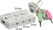 Konig Audioswitch Voor Headset / Speaker
