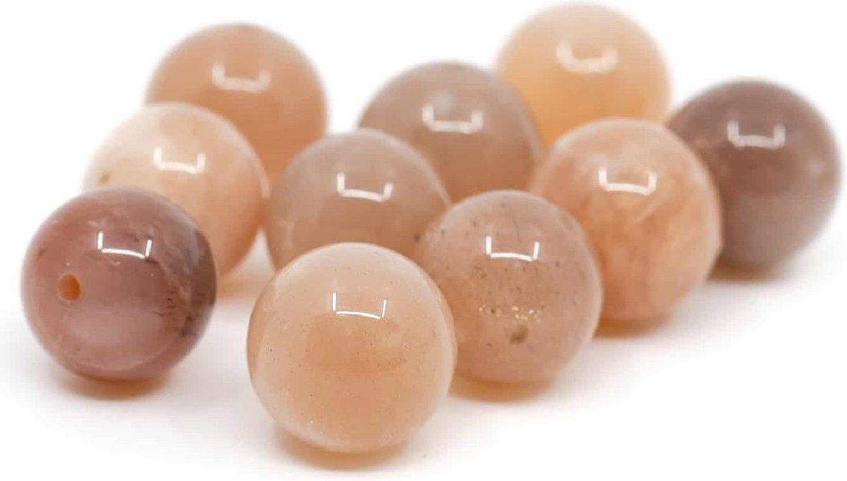 Edelsteen Losse Kralen Zonnesteen – 10 stuks (10 mm)