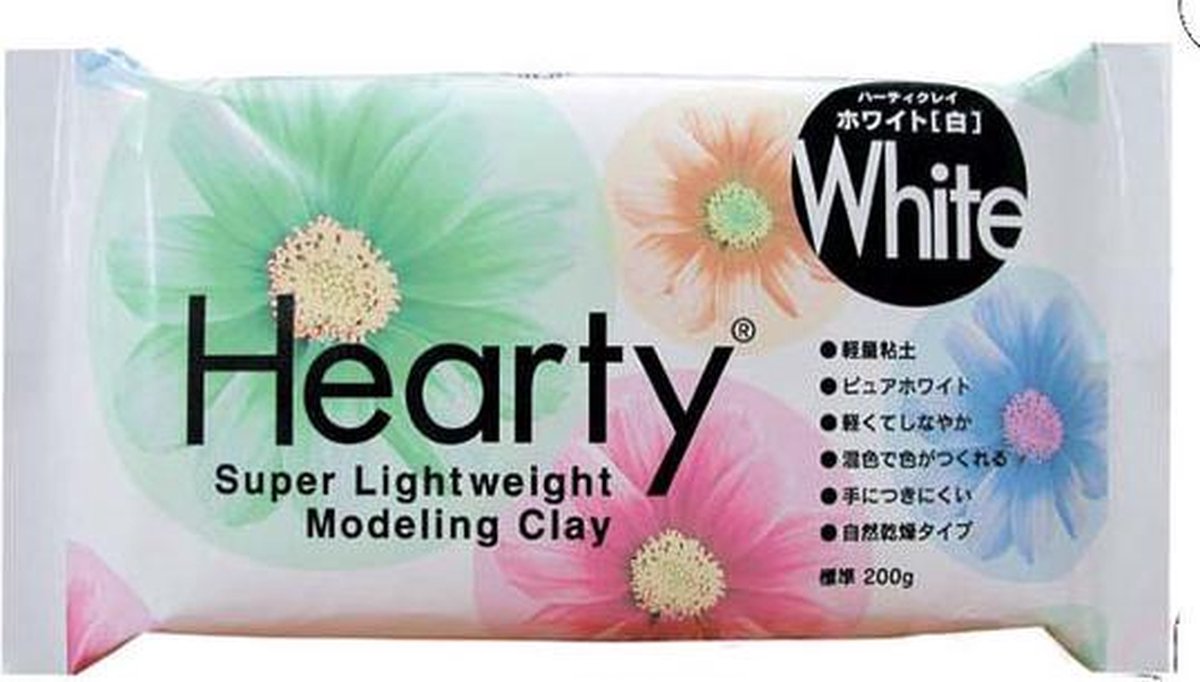 Hearty White Modeling Clay Super Lightweight