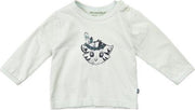 Minymo - jongens shirt - lange mouwen - blauw - Maat 62