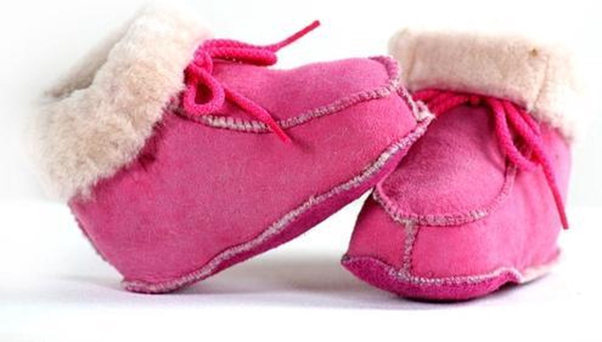 Roze baby sloffen 18