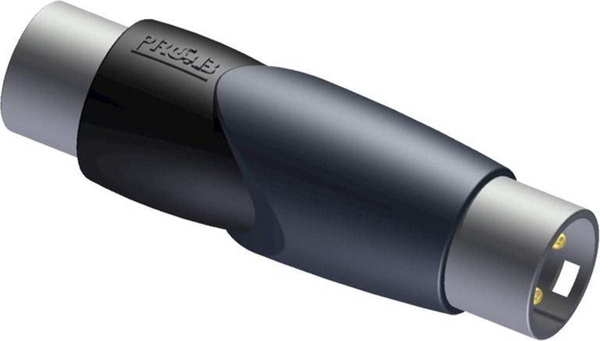 Procab CLP140 XLR (m) - XLR (m) koppelstuk