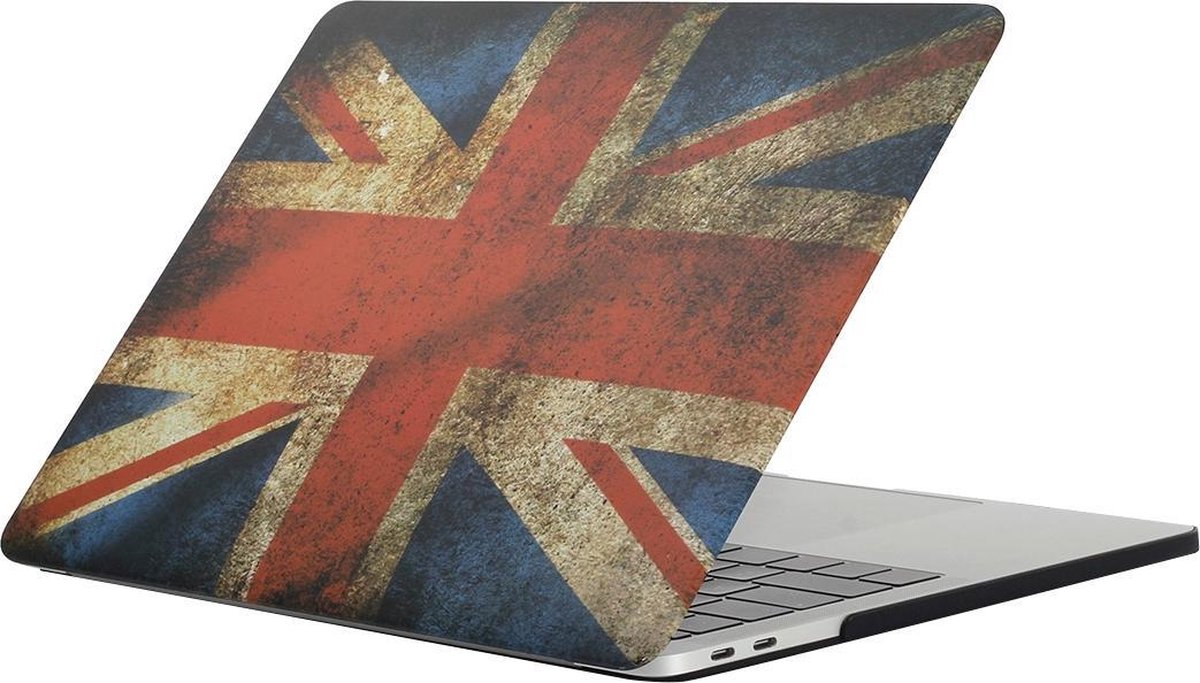 Mobigear Hard Case Vintage Vlag Print UK Macbook Pro 13 inch Thunderbolt 3 (USB-C)