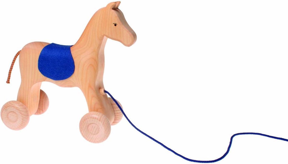 Grimm's houten trekfiguur Paard