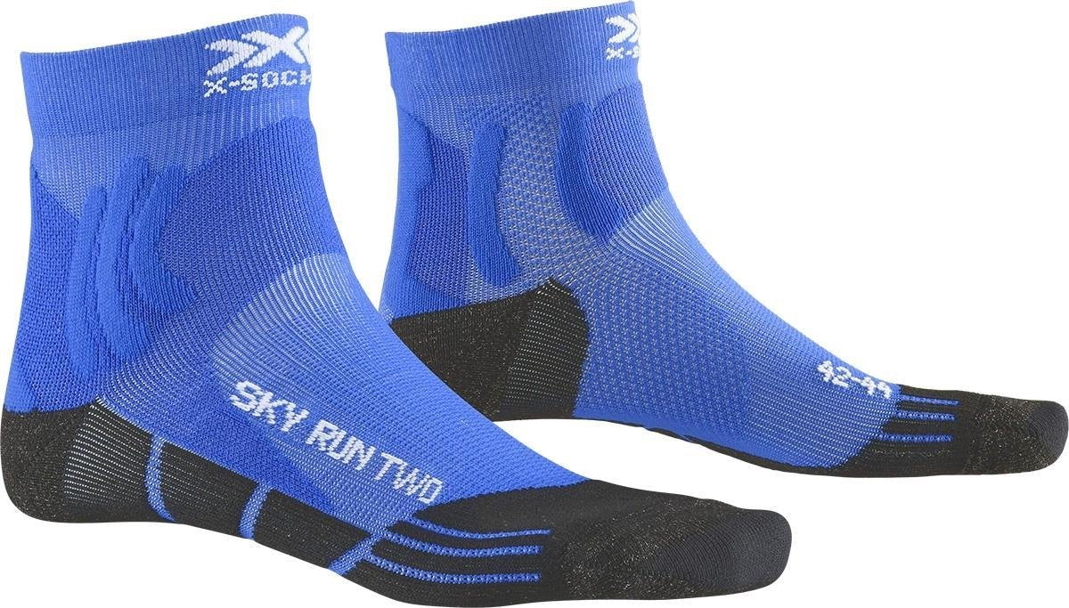 X-socks Hardloopsokken Sky Run Two Polyamide Blauw Maat 42/44