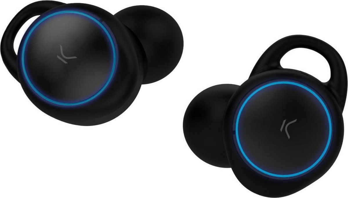 Ksix BXTW01 hoofdtelefoon/headset Hoofdtelefoons In-ear Bluetooth Zwart