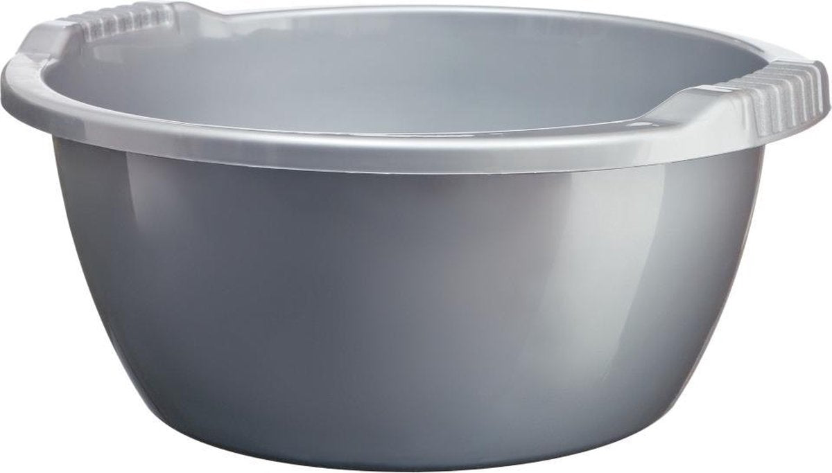 Afwasteil Grijs - Extra Large - 33 liter met handvatten