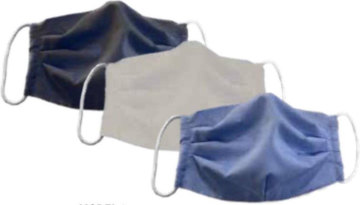 Face Mask Pavelinni R Unisex Elastic Anthracite/Blue (0856/0091)