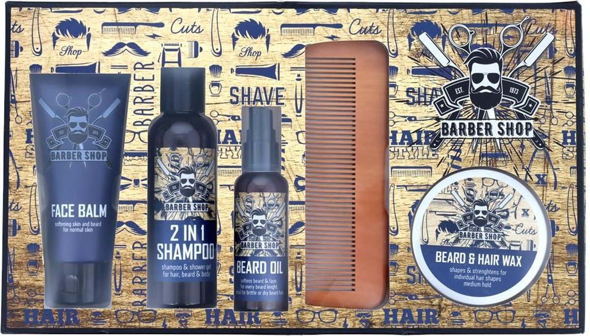 Baardverzorging set - Baard verzorging 5 producten - Giftset man