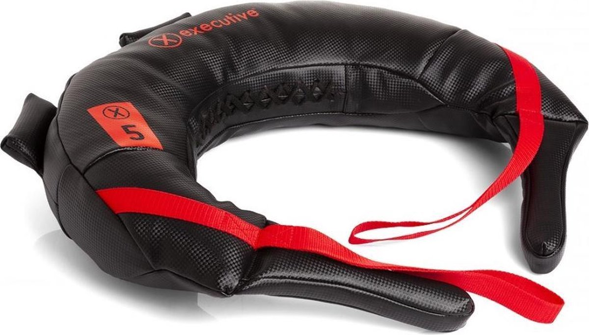 Bulgarian bag Kwell Executive | zwart-rood | gewicht 5-17 kg - Product Gewicht: 8 KG
