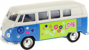 Welly Hippie Volkswagen Bus Blauw 10