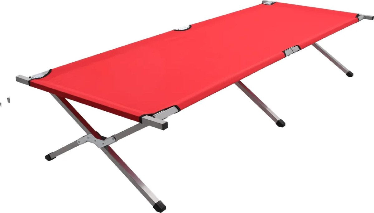Kampeerbed - Kamperen - buiten - Binnen - Rood - Volwassenen - Luxe - Survival - Nieuwste Collectie