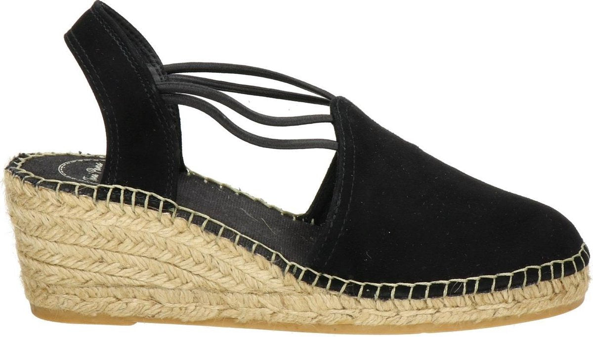 Toni Pons Tremp Dames Espadrilles met sleehak - Zwart - Maat 42