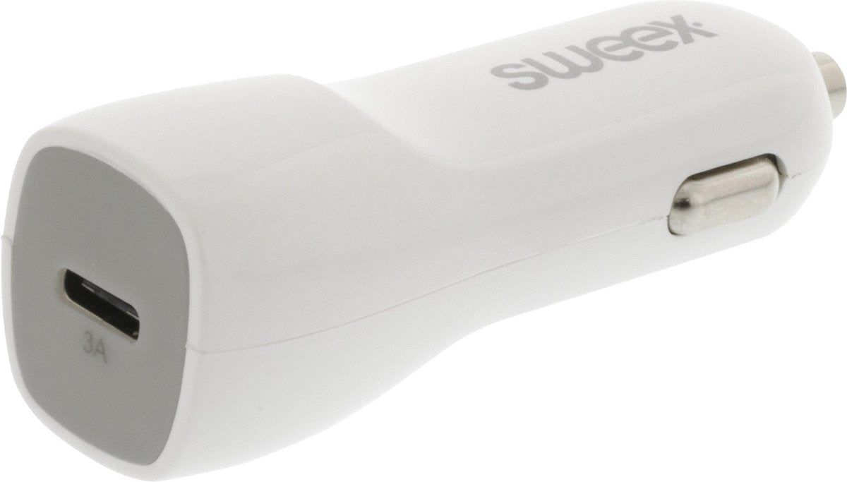 Sweex CH-013WH oplader voor mobiele apparatuur Auto Wit