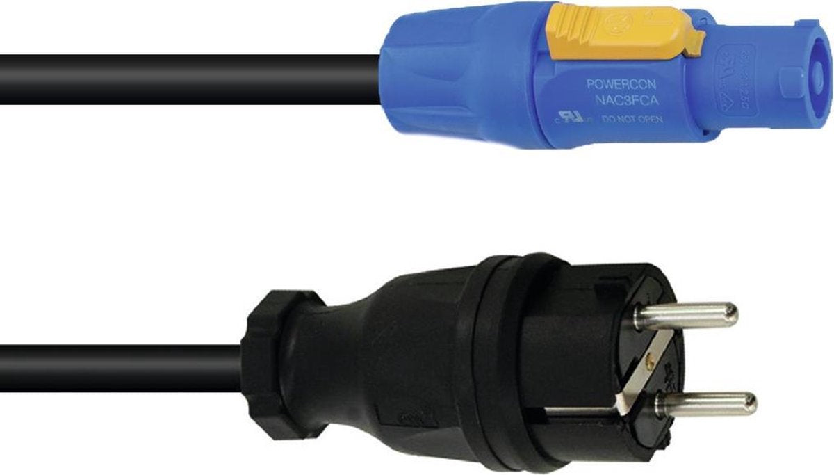 PSSO Powercon stroomkabel - voedingskabel -  3x2.5 5m H07RN-F