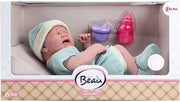 Beau Levensechte Huilende Babypop 36 cm + Accessoires
