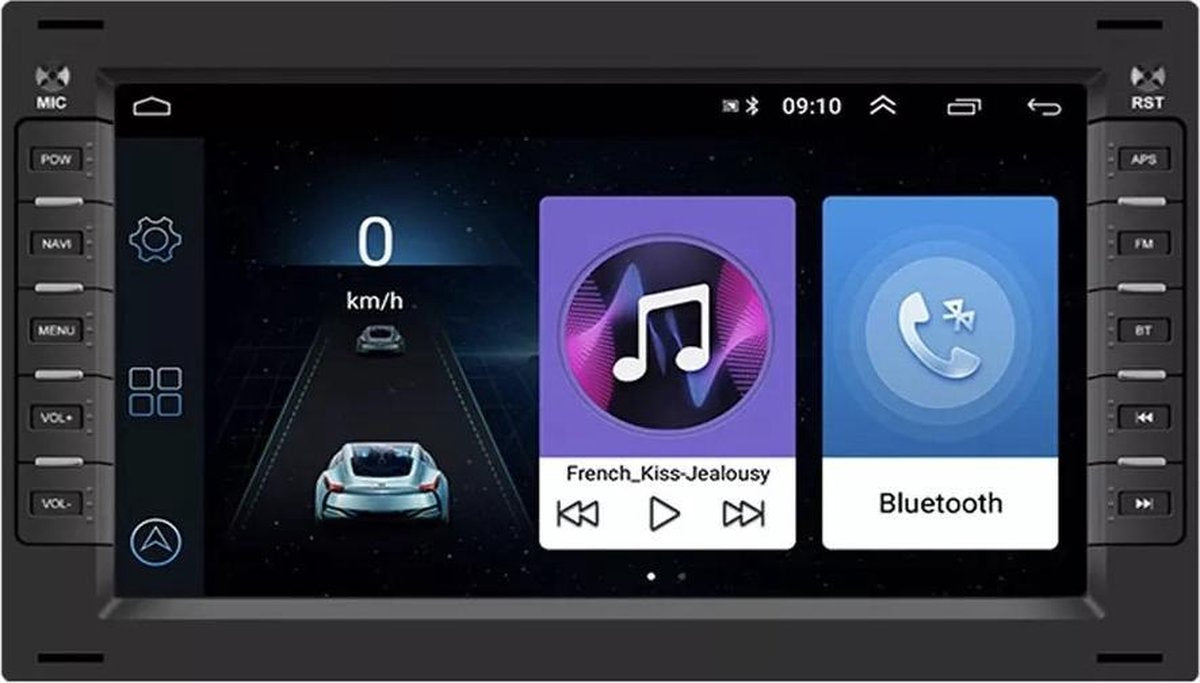 Volkswagen Bora 1998-2005 Polo 6n2 9n 1999 - 2009 Golf 4 Passat b5 1996 - 2005 Android 8.1 navigatie en multimediasysteem Bluetooth USB WiFi