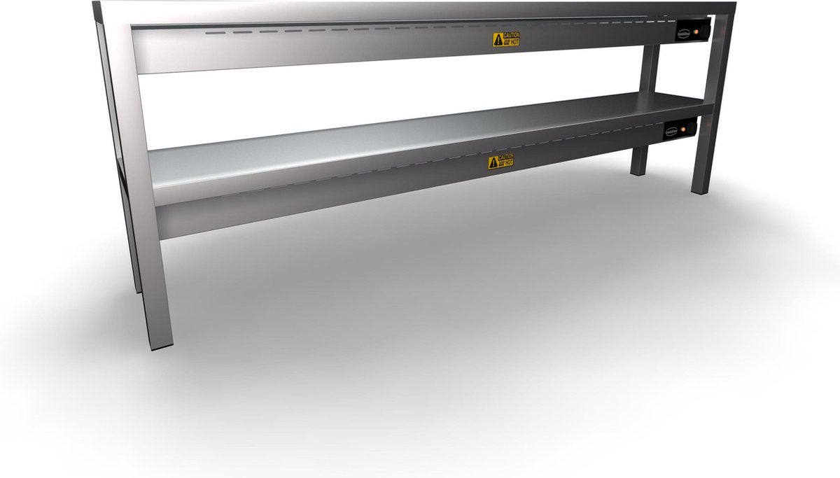 Professionele Combisteel Etagere Keramisch Verwamd 2 Niveaus 1800
10 Heaters Ã€ 250W | 7020.0750 | Horeca