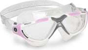 Aqua Sphere Vista - Zwembril - Volwassenen - Clear Lens - Wit/Roze