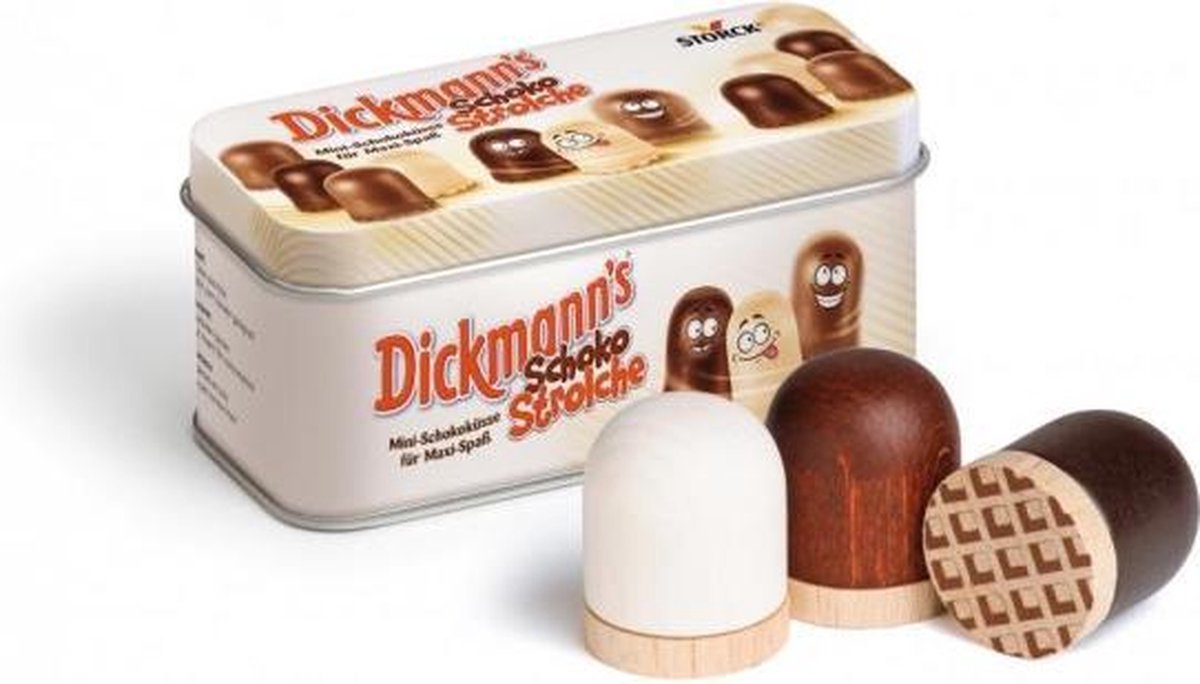 Erzi houten Dickmann's in blikje