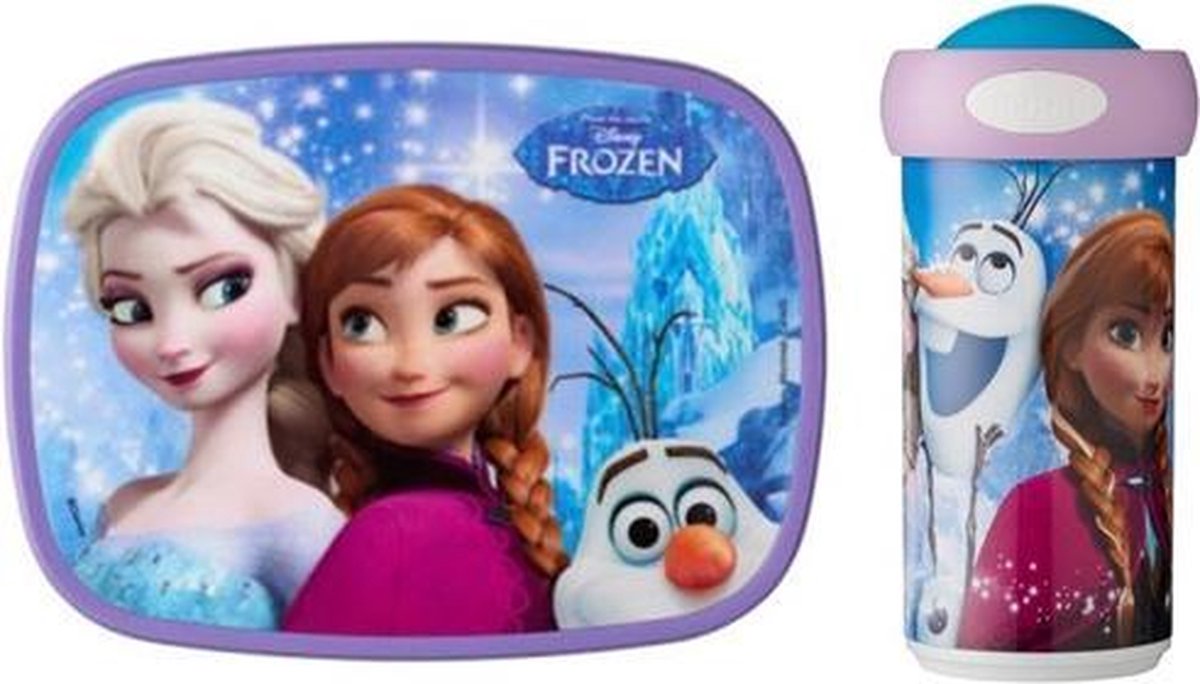 Lunchset Disney Frozen -  Lunchbox en Schoolbeker Mepal