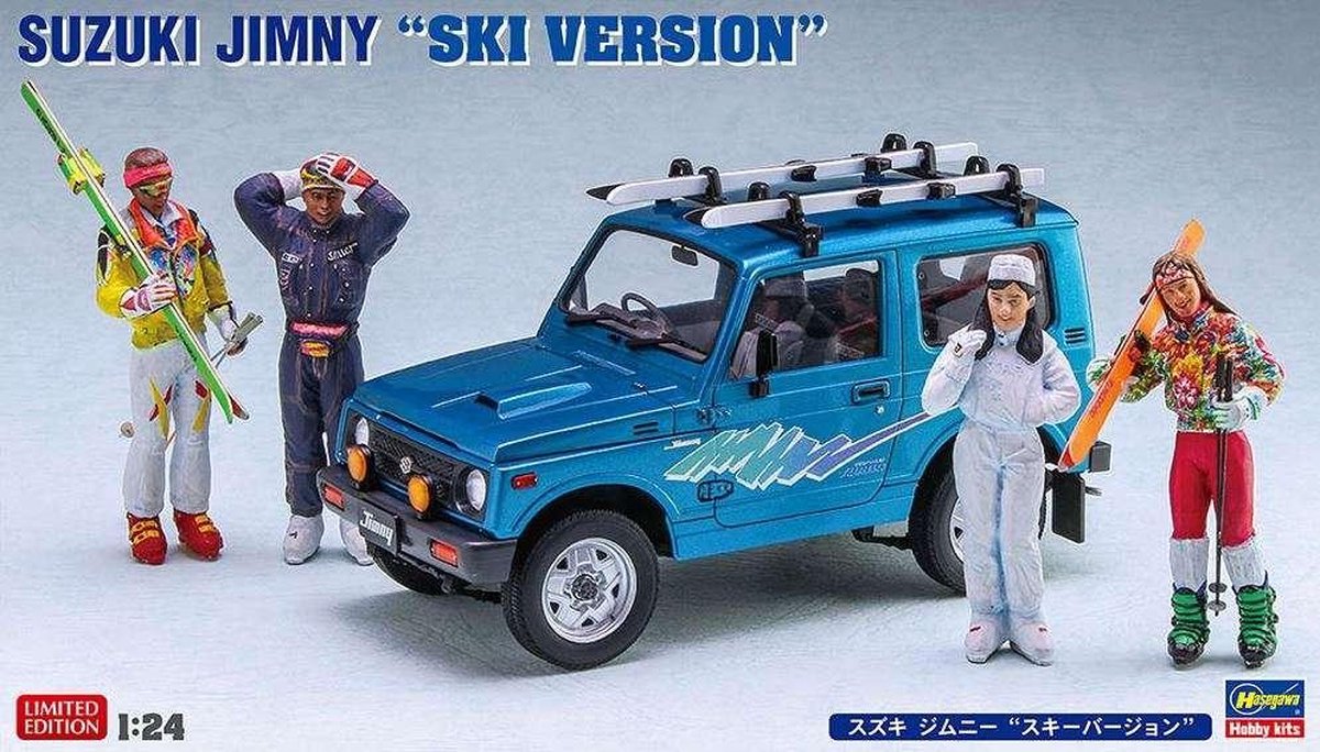 Hasegawa - 1/24 Suzuki Jimmy Ski Version (2/21) * - HAS620476-Model speelgoed / kits / sets / accessoires voor kinderen om te bouwen (hobby's en creatief speelgoed voor kinderen)