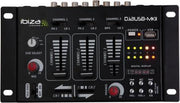 IBIZA Sound DJ21USB-MKII - 4-Kanalen / 7-Ingangen Mengpaneel