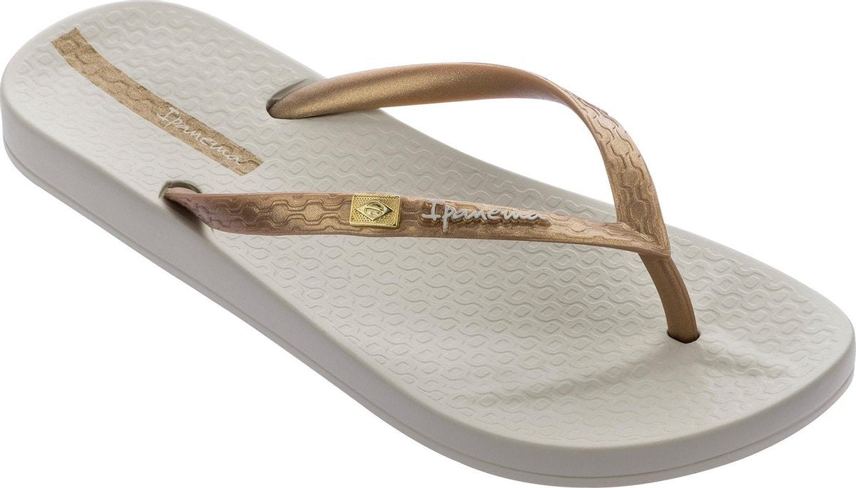 Ipanema Anatomic Brasilidade Dames Slippers - Beige/Gold - Maat 41/42