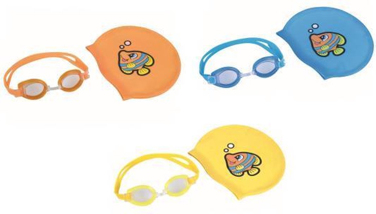 Hydro swim zwemset lil racer zwembril en zwemmuts 3 jr +