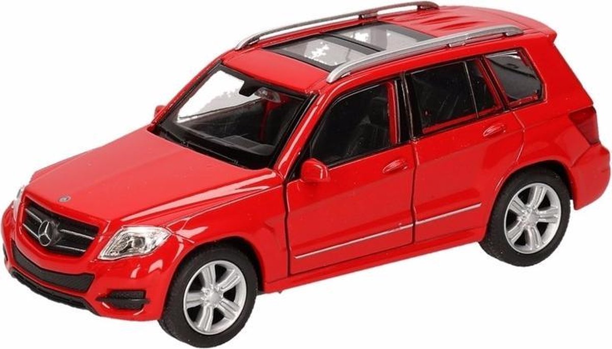Speelgoed rode Mercedes-Benz GLK auto 12 cm