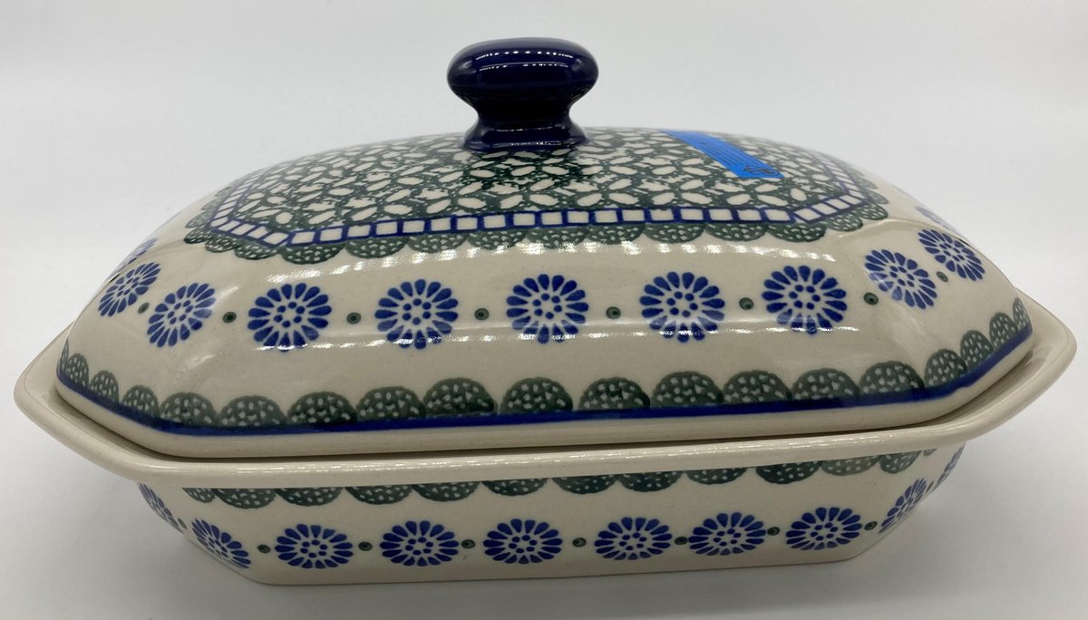 Bunzlau dekschaal groen/blauw