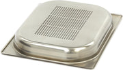 Geperforeerde GN Bak 1/2GN - 40 mm - 325 x 265 mm - RVS - Horeca Gastronorm Schaal / GN Container met Gaatjes - Maxima