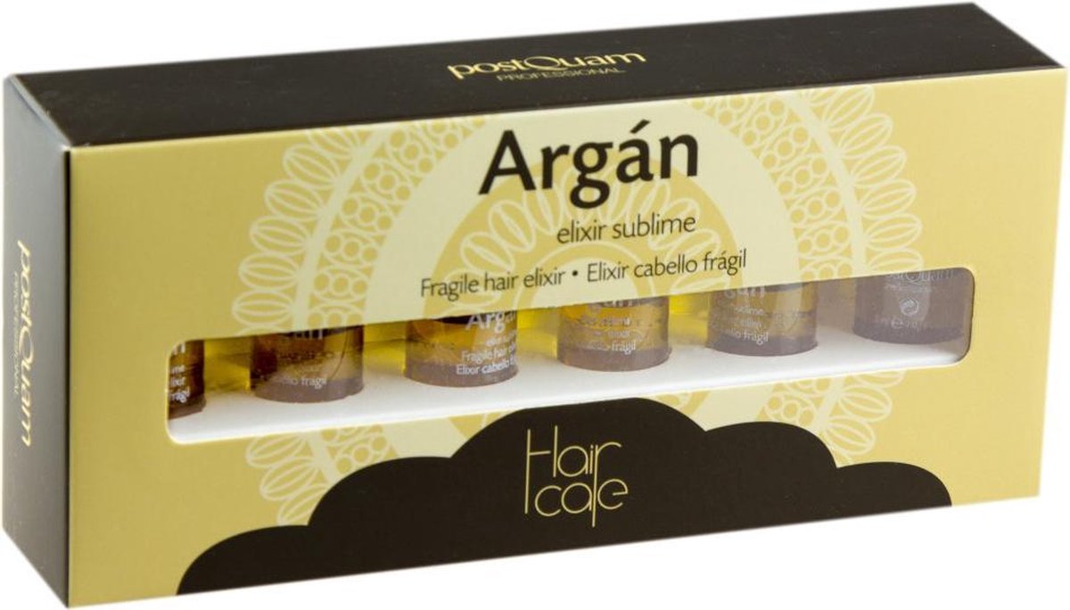 GRATIS ZEEPJE Voedende behandeling met Arganolie ampullen elixir voor beschadigd