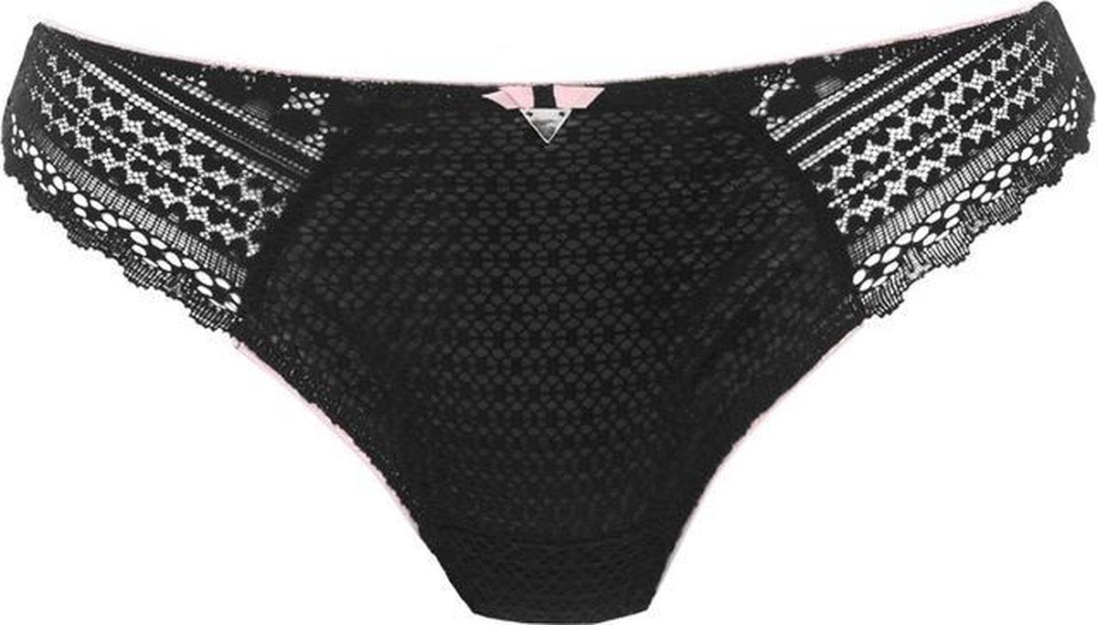 Freya - Daisy Lace String - maat S - Zwart