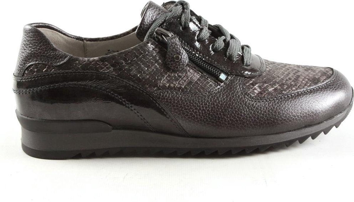 Dames Veterschoenen Waldlaufer Hurly 370013-704-986 Antraciet - Maat 38.5