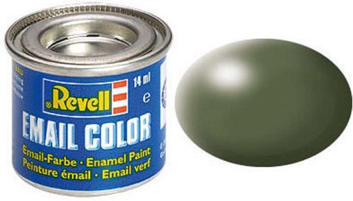 Revell #361 Olive Green - Satin - RAL6003 - Enamel - 14ml Verf potje