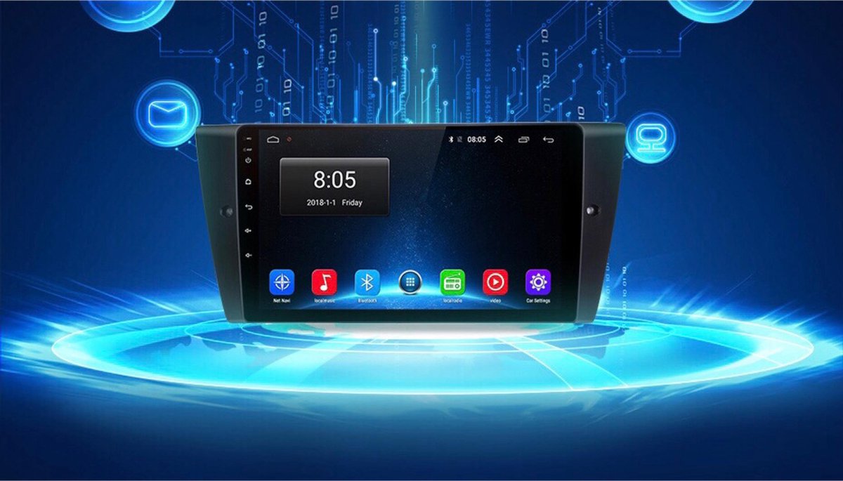GRATIS CAMERA! BMW 3 series E90 E91 E92 E93 Android 10 navigatie 2+32GB Bluetooth USB WiFi