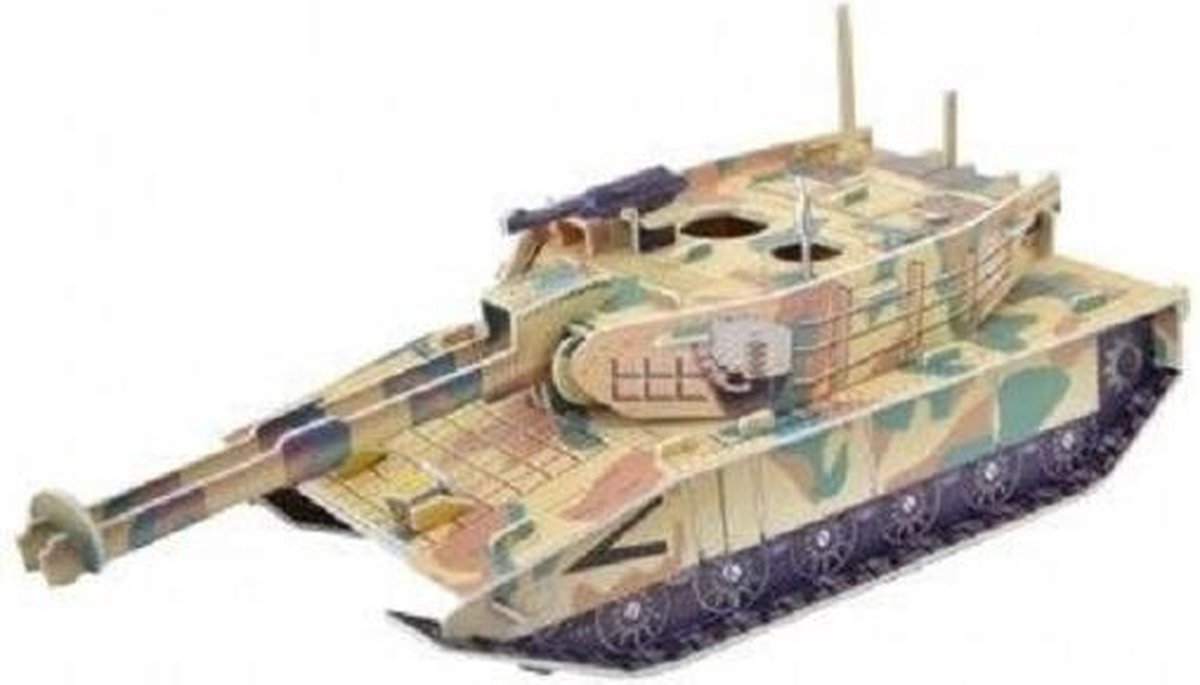 3D bouwpakket tank 40 delig stevig karton