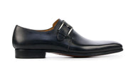 Magnanni Mannen Leren Gespschoenen / Herenschoenen / Instapper 16608 - Zwart - Maat  44.5