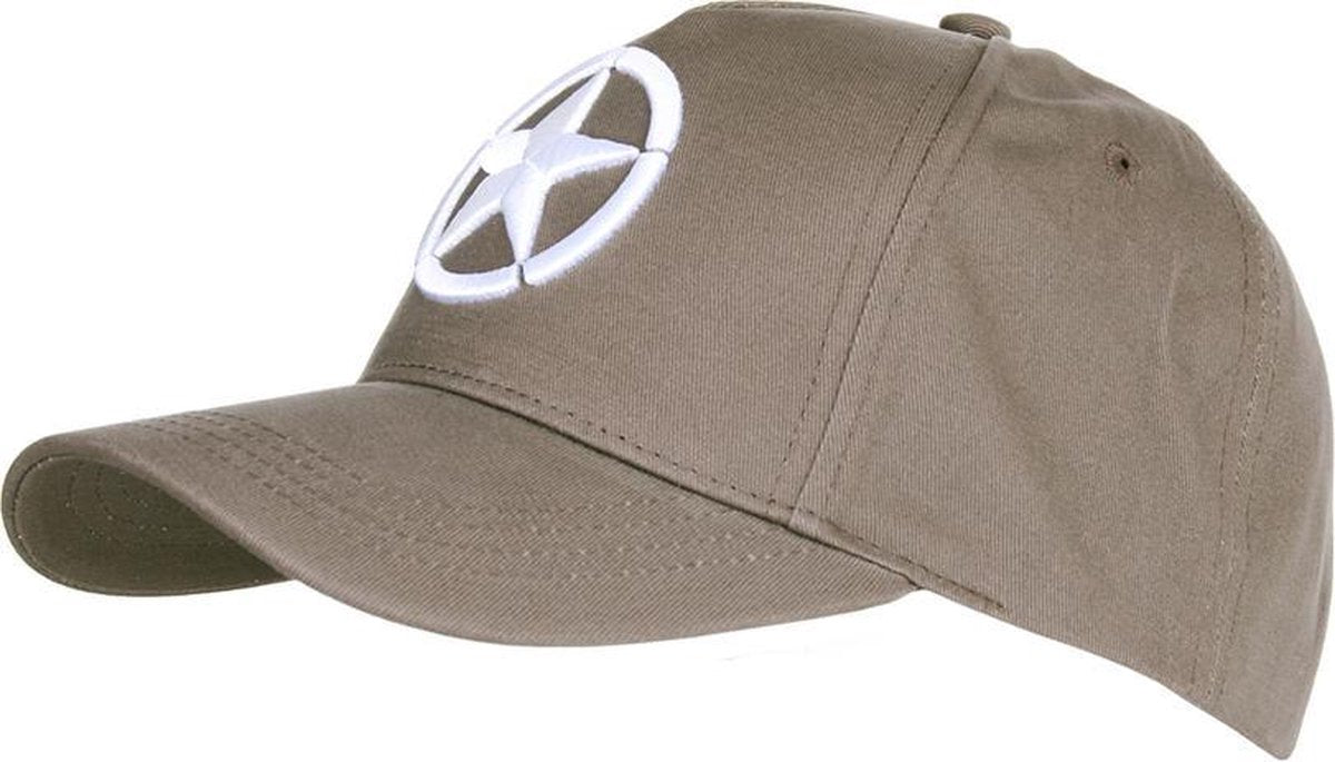 Fostex baseball cap Allied Star WWII 3D grijs