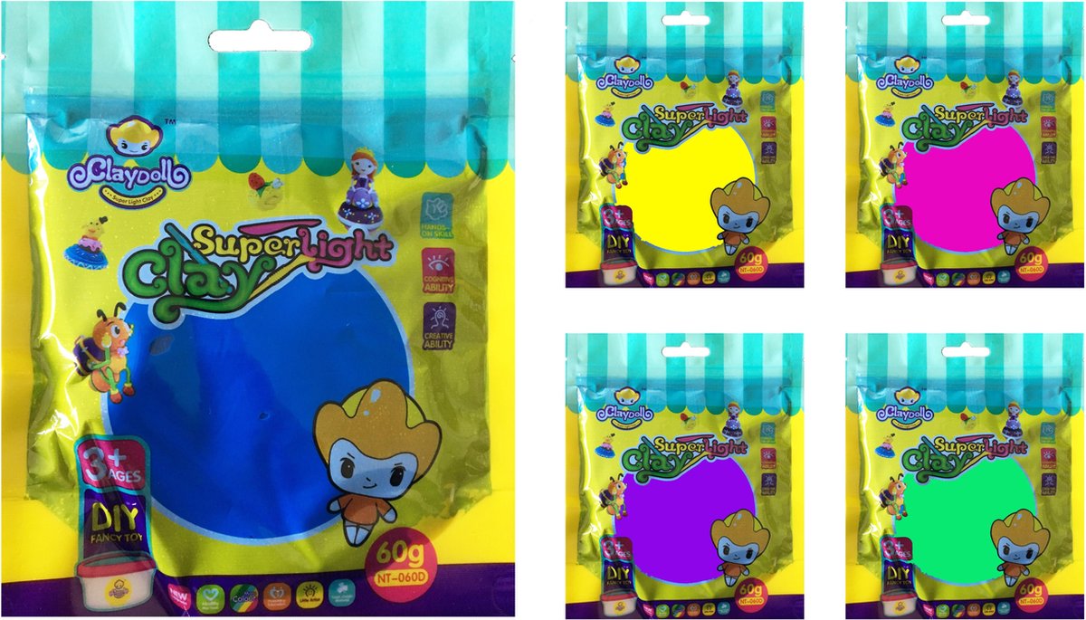 Funny Gummy Airfoam putty Claydoll 60 gram