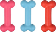 Flamingo Hondenspeelgoed Rubber been - Roze/Rood/Blauw - 17 x 8.5 x 4.5 cm