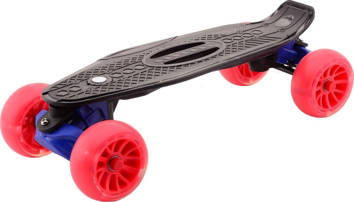 Johntoy Urban District Trail Skateboard Rood/zwart 60 Cm