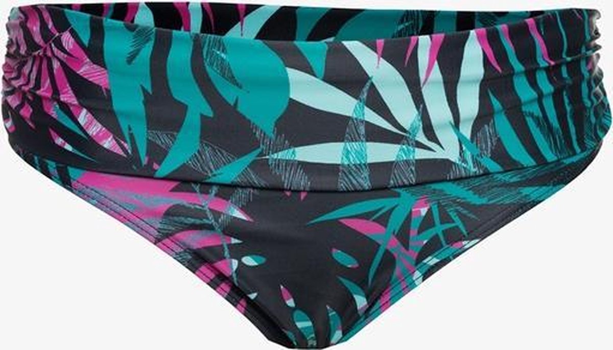 Osaga dames bikinibroekje met bloemenprint - Blauw - Maat 40