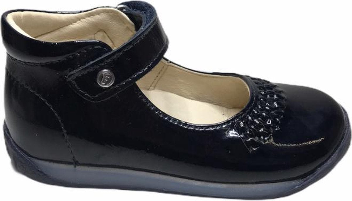 Falcotto velcro vlechtjes ballerina lak navy mt 23