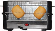 Broodrooster Comelec TP-7713/7714 800W Zwart roestvrij staal