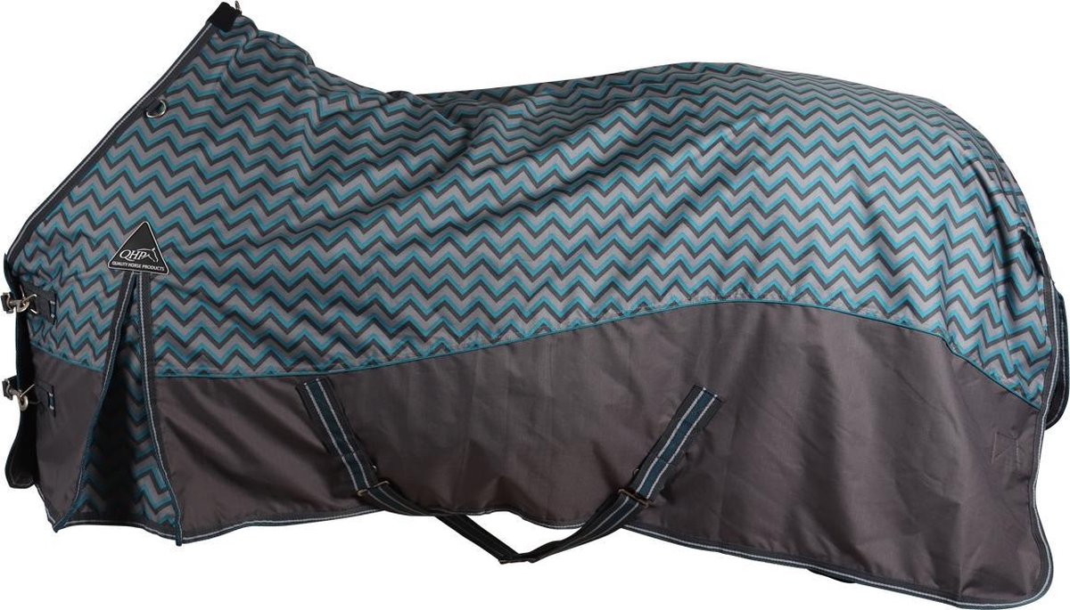 Qhp Deken  Turnout 0 Gr - Mid Blue - 205 Cm
